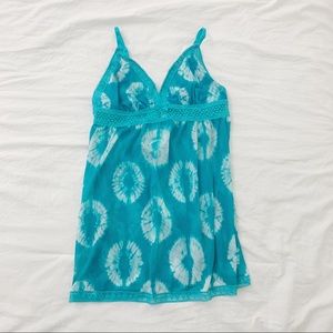 Mesh lace baby doll tank lingerie